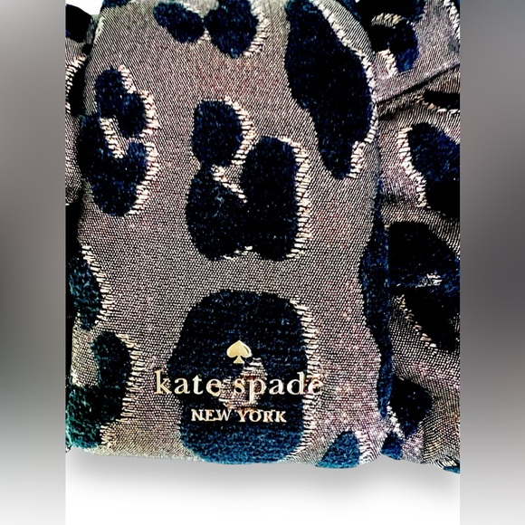 NWT MSRP $389 Kate Spade Millie Bow Leopard Flap Crossbody Bag Metallic - Picture 4 of 8